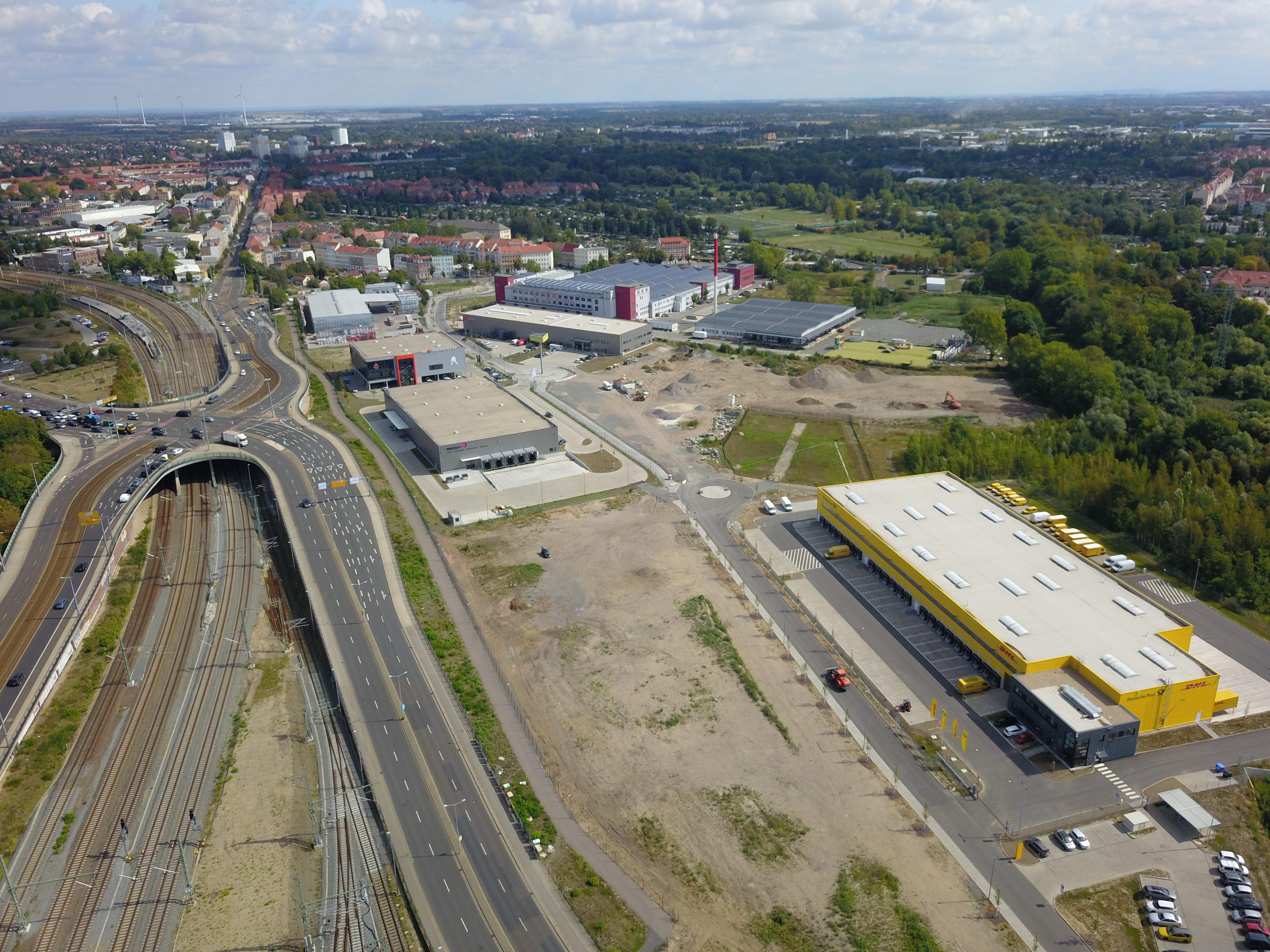 Gewerbebau Berliner Brücke Leipzig
